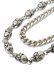 画像2: 【送料無料】B.B.SIMON SKULL & CHAIN SILVER/CLEAR (2)