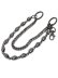 画像1: 【送料無料】B.B.SIMON SKULL & CHAIN BLACK/CLEAR (1)