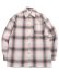 画像1: 【送料無料】CALTOP FL PLAID L/S SHIRT PINK/GREY (1)