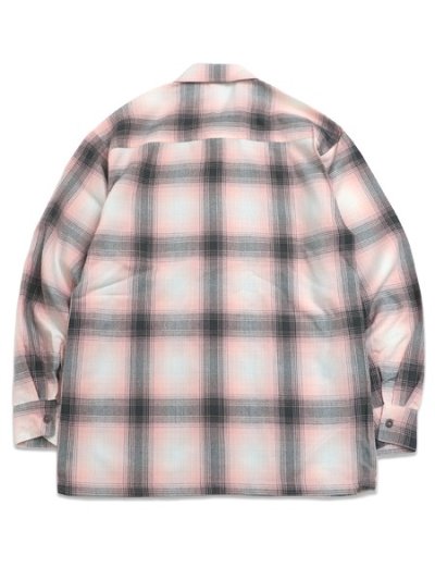画像2: 【送料無料】CALTOP FL PLAID L/S SHIRT PINK/GREY