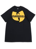 GMERCH WU-TANG CLAN PUFF PRINT LOGO TEE BLACK