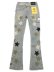 画像2: 【送料無料】GUAPI OLIVE GREEN VINTAGE STARS DENIM (2)