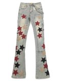 【送料無料】GUAPI WINE RED VINTAGE STARS DENIM