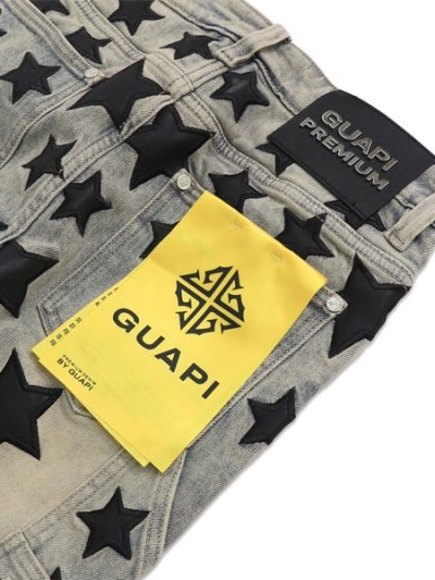 画像5: 【送料無料】GUAPI VINTAGE BLUE STARS DENIM V2