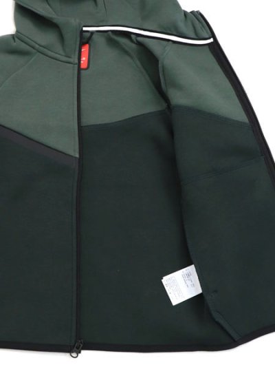 画像6: 【送料無料】【KIDS】NIKE YTH TECH FLEECE FULL ZIP HOODIE-CAMO GREEN