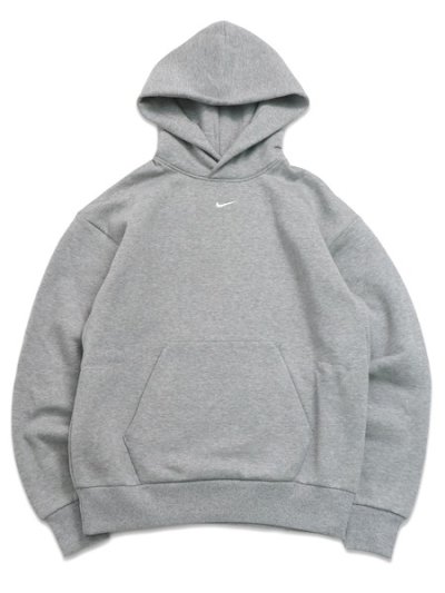 画像1: NIKE SOLO FLEECE PULLOVER HOODIE-DARK GREY HEATHER