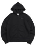 【送料無料】NIKE SOLO FLEECE FULL ZIP HOODIE-TOTAL BLACK