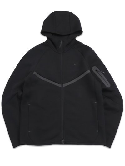 画像1: 【送料無料】NIKE TECH FLC WR FZ JKT RFLCTV-BLACK