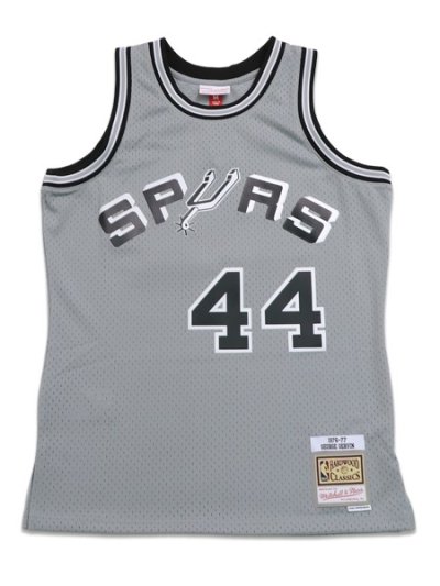 画像1: 【送料無料】MITCHELL & NESS SWINGMAN JERSEY SPURS 1976 #44 GEORGE GERVIN