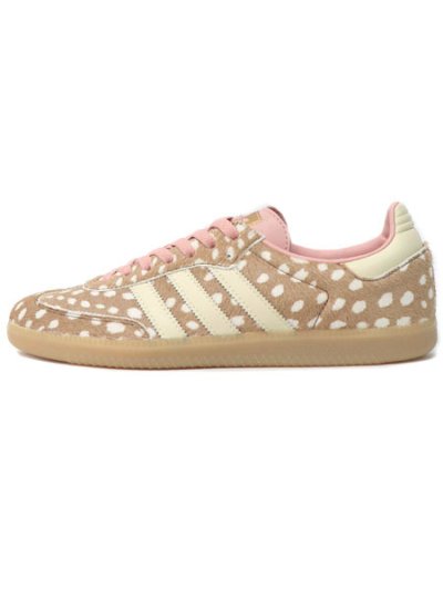 画像1: 【送料無料】ADIDAS SAMBA OG W BROWN DESERT/WARM VANILLA/WONDER MAUVE