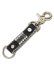 画像1: 【送料無料】B.B.SIMON LEATHER KEY CHAIN BLACK & CLEAR (1)