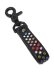 画像2: 【送料無料】B.B.SIMON LEATHER KEY CHAIN 4 MULTI BLACK (2)