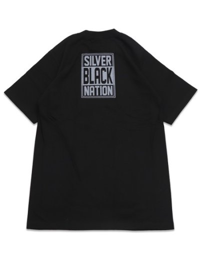 画像2: STREET WEAR SUPPLY JOKER SILVER BLACK NATION TEE