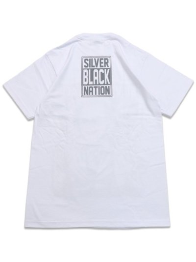 画像2: STREET WEAR SUPPLY JOKER SILVER BLACK NATION TEE