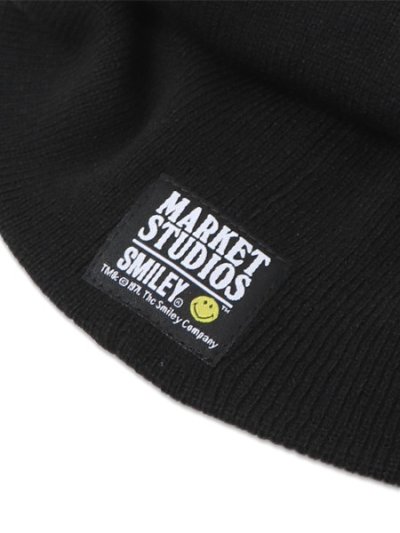 画像4: MARKET SMILEY CORE KNIT BEANIE BLACK