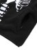 画像5: 【送料無料】MARKET SKELETAL QUARTER ZIP SHERPA PULLOVER BLACK (5)