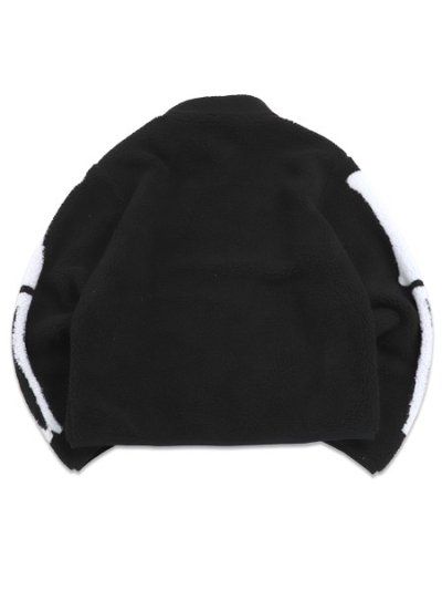 画像2: 【送料無料】MARKET SKELETAL QUARTER ZIP SHERPA PULLOVER BLACK