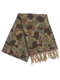 【送料無料】POLO RALPH LAUREN CAMO PATTERN WOVEN SCARF KHAKI CAMO