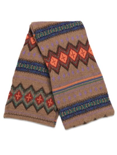 画像2: 【送料無料】POLO RALPH LAUREN TEXTURED GEO SCARF NATURAL MULTI