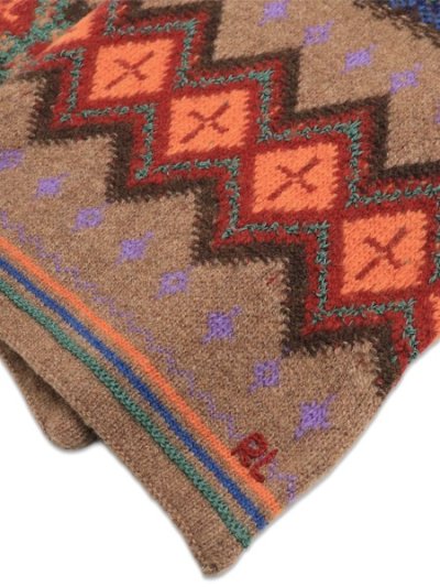 画像3: 【送料無料】POLO RALPH LAUREN TEXTURED GEO SCARF NATURAL MULTI