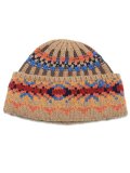 【送料無料】POLO RALPH LAUREN GEO RIB BEANIE TAN MULTI