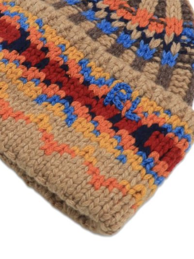画像3: 【送料無料】POLO RALPH LAUREN GEO RIB BEANIE TAN MULTI