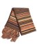 画像2: 【送料無料】POLO RALPH LAUREN TEXTURAL STRIPE SCARF BROWN MULTI (2)