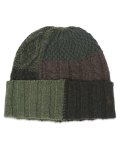 【送料無料】POLO RALPH LAUREN PATCHWORK BEANIE OLIVE MULTI
