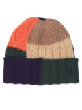 【送料無料】POLO RALPH LAUREN PATCHWORK BEANIE MULTI