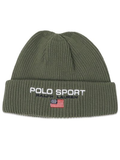 画像1: 【送料無料】POLO RALPH LAUREN POLO SPORT BEANIE CRUISE OLIVE