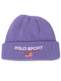 【送料無料】POLO RALPH LAUREN POLO SPORT BEANIE PURPLE LILAC