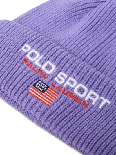 画像3: 【送料無料】POLO RALPH LAUREN POLO SPORT BEANIE PURPLE LILAC