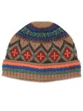 【送料無料】POLO RALPH LAUREN TEXTURED GEO BEANIE NATURAL MULTI