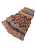 【送料無料】POLO RALPH LAUREN FAIRISLE FINGERLESS GLOVE NATURAL MULTI
