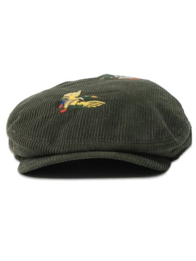 画像3: 【送料無料】POLO RALPH LAUREN EMBROIDERED CORDUROY DRIVER CAP CRUISE OLIVE