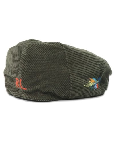 画像2: 【送料無料】POLO RALPH LAUREN EMBROIDERED CORDUROY DRIVER CAP CRUISE OLIVE