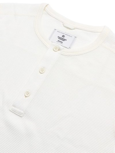 画像3: 【送料無料】REIGNING CHAMP LIGHTWEIGHT WAFFLE STANDARD HENLEY CHAMPIONSHIP WHITE