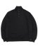 画像1: 【送料無料】REIGNING CHAMP MIDWEIGHT TERRY STANDARD BUTTON MOCKNECK BLACK (1)