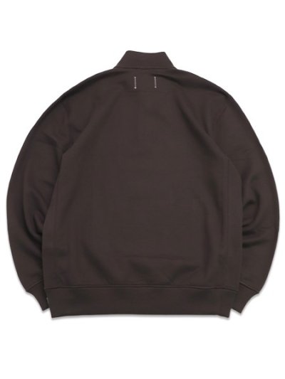 画像2: 【送料無料】REIGNING CHAMP MIDWEIGHT TERRY STANDARD BUTTON MOCKNECK COFFEE