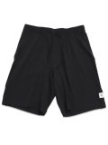 【送料無料】REIGNING CHAMP 4-WAY STRETCH NYLON STANDARD TRAINING SHORT 9" BLACK