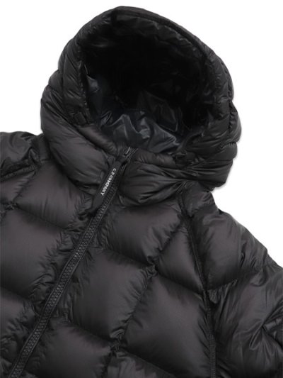 画像3: 【送料無料】C.P.COMPANY D.D. SHELL HOODED DOWN JACKET BLACK