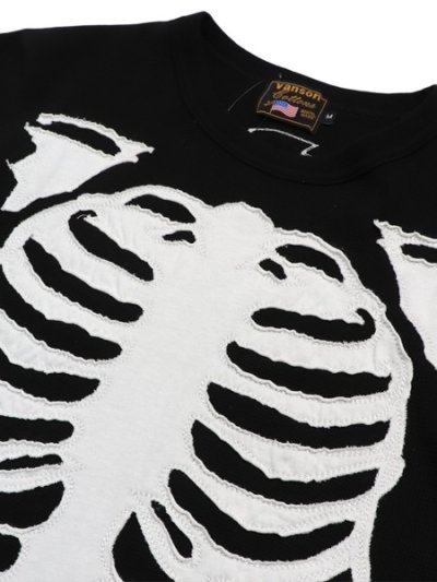 画像3: 【送料無料】VANSON THERMAL L/S TEE WHITE BONE PATCH