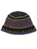 画像1: sublimeroe FINE HAND KNIT HAT BLACK MIX (1)