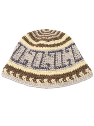 画像1: sublimeroe FINE HAND KNIT HAT OFF MIX