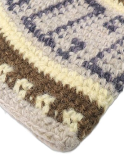 画像2: sublimeroe FINE HAND KNIT HAT OFF MIX