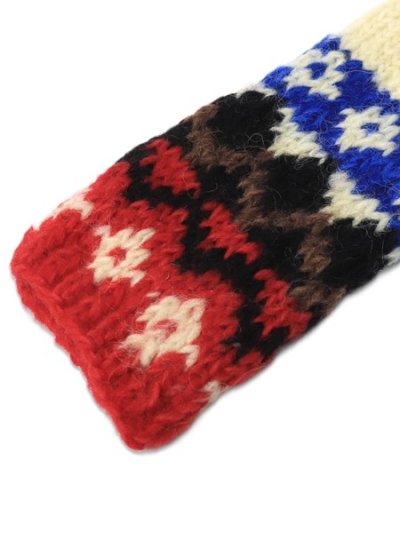 画像3: sublimeroe HAND KINT NORDIC GLOVE RED MIX