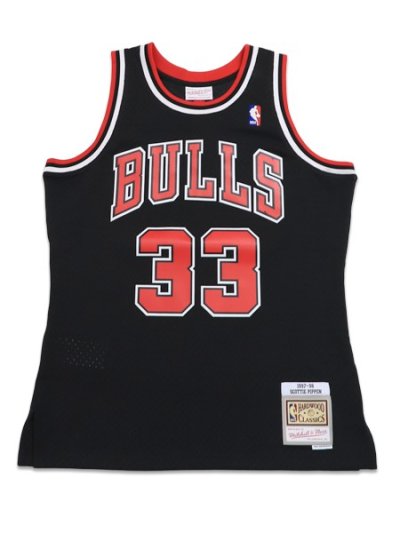 画像1: 【送料無料】MITCHELL & NESS SWINGMAN JERSEY BULLS 97-98 #33 S.PIPPEN