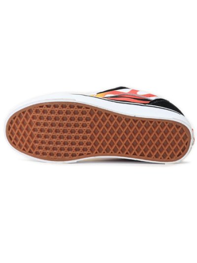 画像2: 【送料無料】VANS KNU SKOOL BLACK FLAME