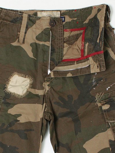 画像2: 【MEGA SALE】FRANKLIN & MARSHALL CAMO CARGO SHORTS