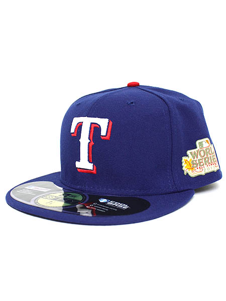 NEW ERA 59FIFTY TEXAS RANGERS 2011 WORLD SERIES BB CAP - FIVESTAR